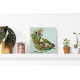 Mid-sized bead embroidery kit A singing bird