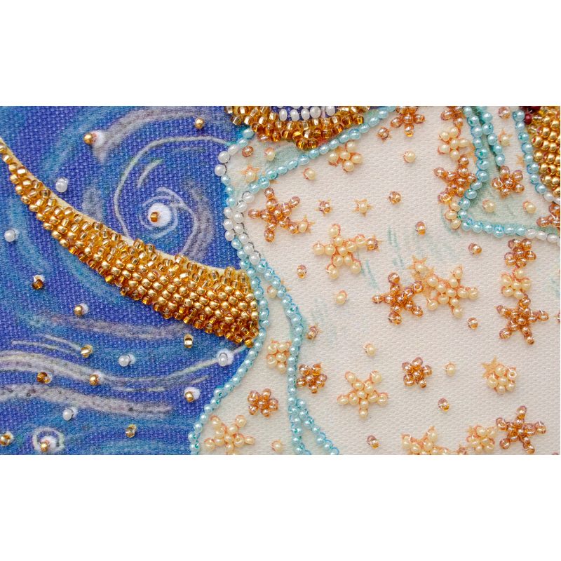 Mid-sized bead embroidery kit Andromeda