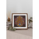 Mid-sized bead embroidery kit Golden Hamsa