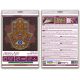 Mid-sized bead embroidery kit Golden Hamsa
