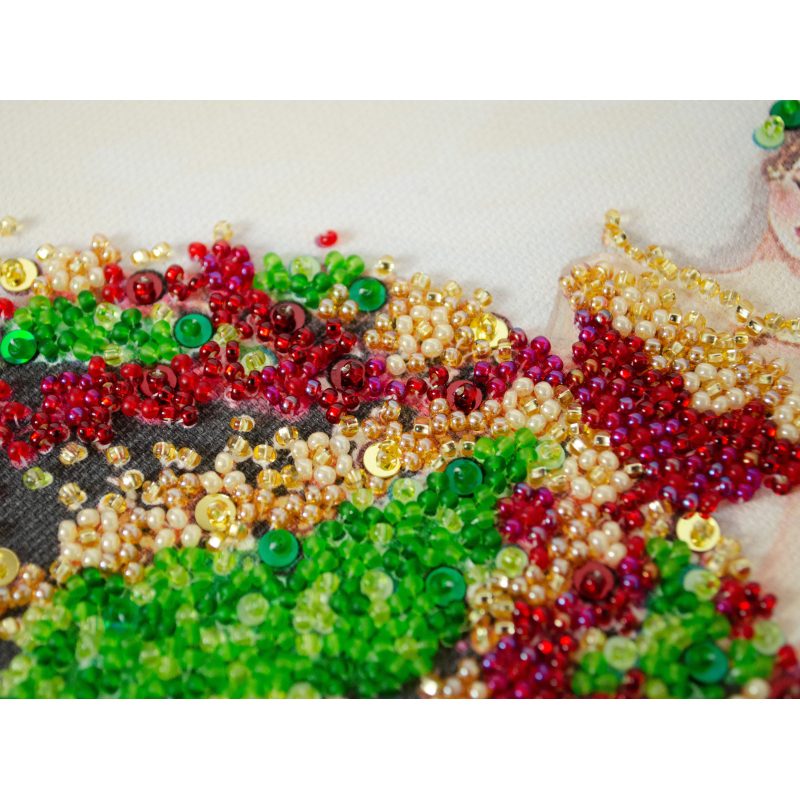 Mid-sized bead embroidery kit Color dance