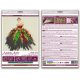 Mid-sized bead embroidery kit Color dance
