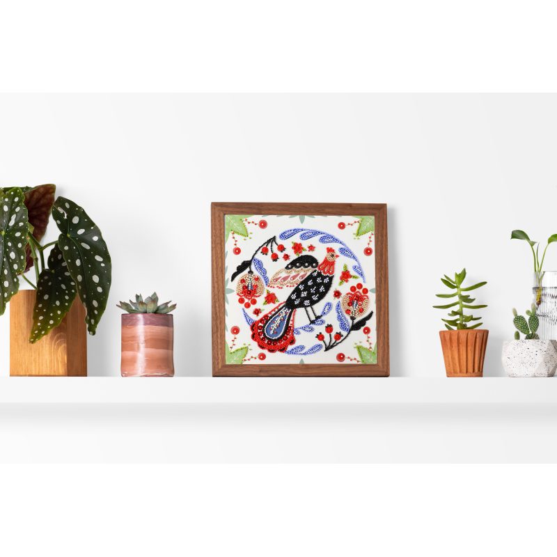 Mid-sized bead embroidery kit Colorful wonder