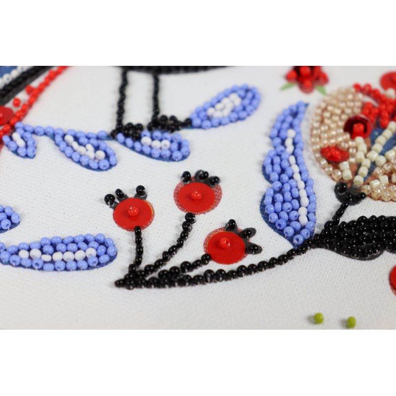Mid-sized bead embroidery kit Colorful wonder