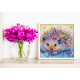 Mid-sized bead embroidery kit Hedgehog
