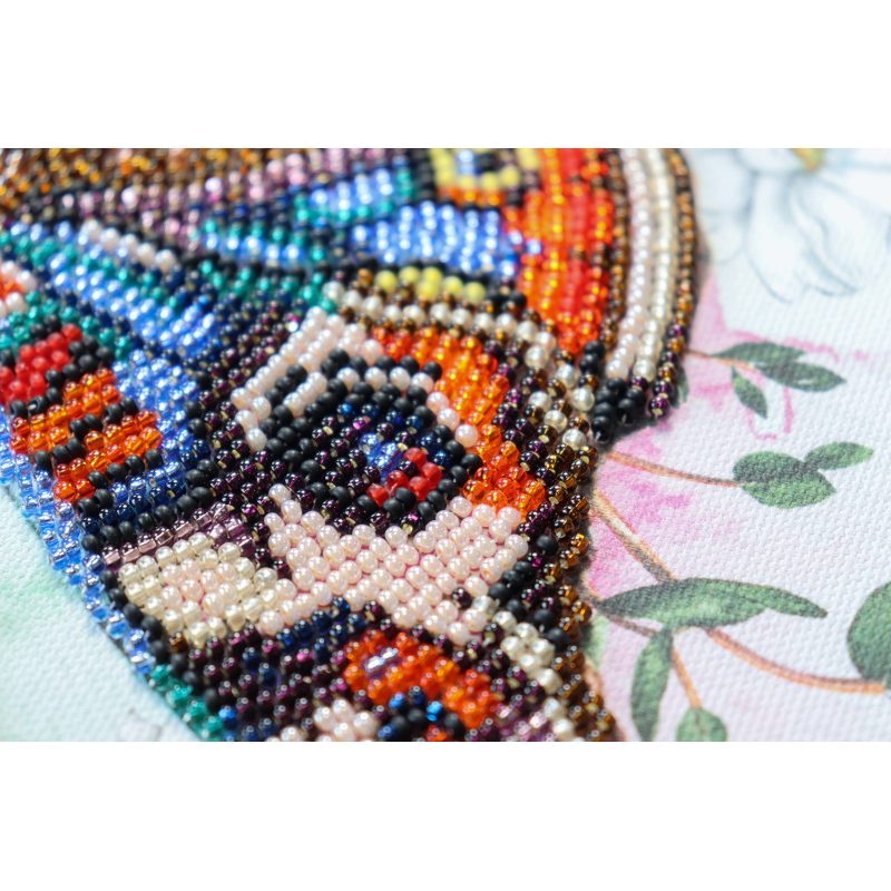 Mid-sized bead embroidery kit Color harmony