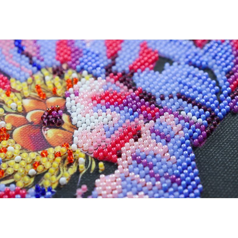 Mid-sized bead embroidery kit Time to bloom