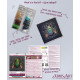 Mid-sized bead embroidery kit Emerald beetle