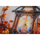 Mid-sized bead embroidery kit Autumn light