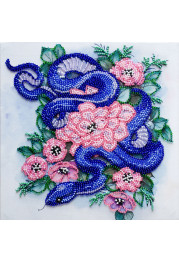 Mid-sized bead embroidery kit Embrace of nature