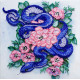 Mid-sized bead embroidery kit Embrace of nature
