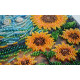 Mid-sized bead embroidery kit Sunflowers in night’s embrace