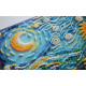 Mid-sized bead embroidery kit Sunflowers in night’s embrace