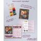 Mid-sized bead embroidery kit Honey mosaic