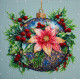 Mid-sized bead embroidery kit Christmas glow