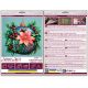 Mid-sized bead embroidery kit Christmas glow