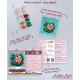 Mid-sized bead embroidery kit Christmas glow