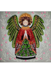 Mid-sized bead embroidery kit Guardian of the Christmas Miracle