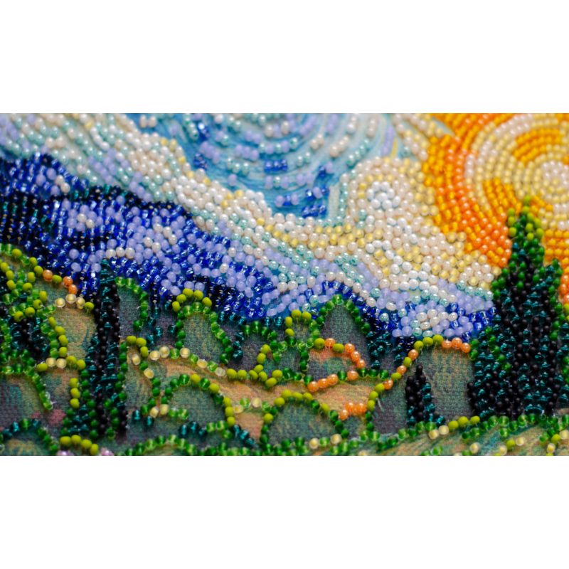 Mid-sized bead embroidery kit Summer memories