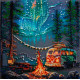 Mid-sized bead embroidery kit Camping under the stars