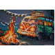 Mid-sized bead embroidery kit Camping under the stars