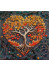 Mid-sized bead embroidery kit Warm feelings