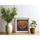 Mid-sized bead embroidery kit Warm feelings