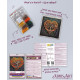 Mid-sized bead embroidery kit Warm feelings