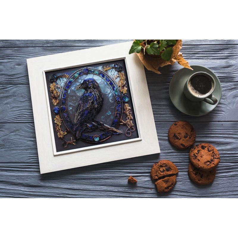 Mid-sized bead embroidery kit Shade of night