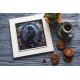 Mid-sized bead embroidery kit Shade of night