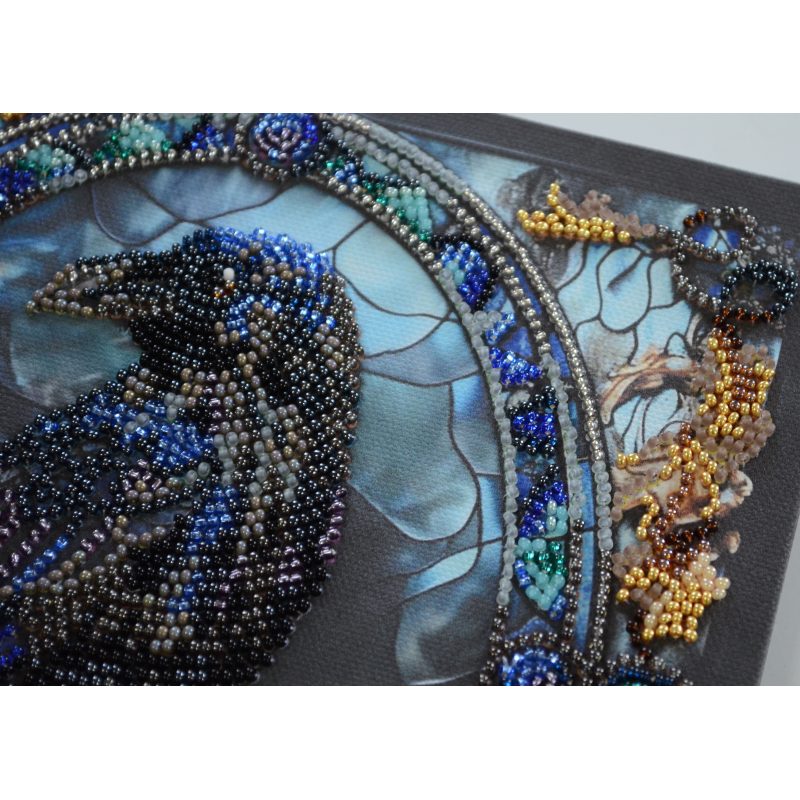 Mid-sized bead embroidery kit Shade of night