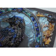 Mid-sized bead embroidery kit Shade of night