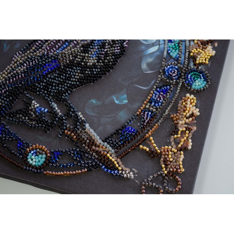 Mid-sized bead embroidery kit Shade of night