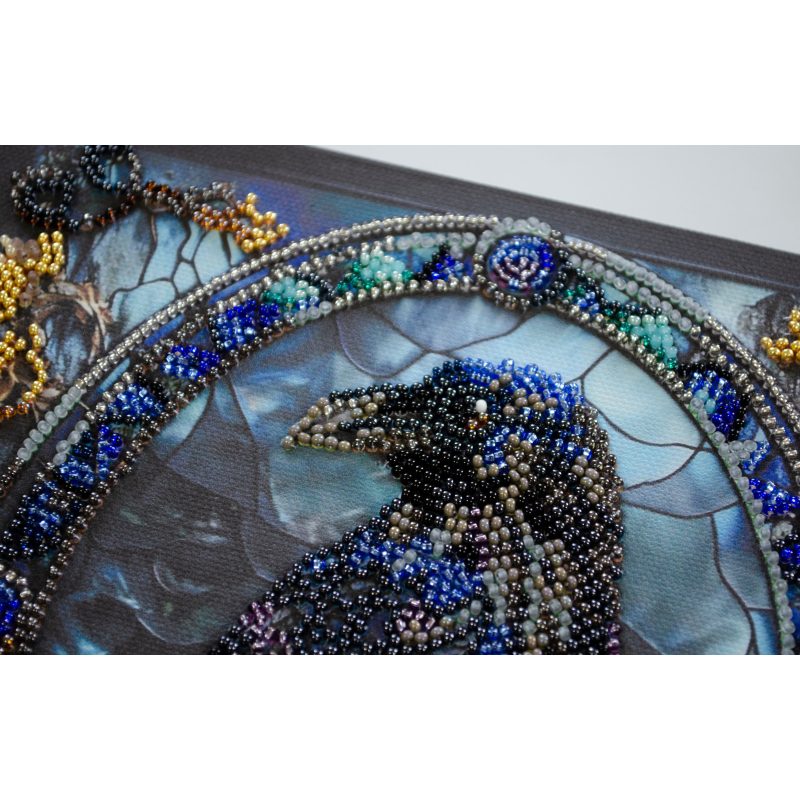Mid-sized bead embroidery kit Shade of night