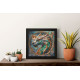 Mid-sized bead embroidery kit Breath of Fire