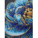Mid-sized bead embroidery kit Royal Bloom