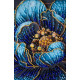 Mid-sized bead embroidery kit Royal Bloom