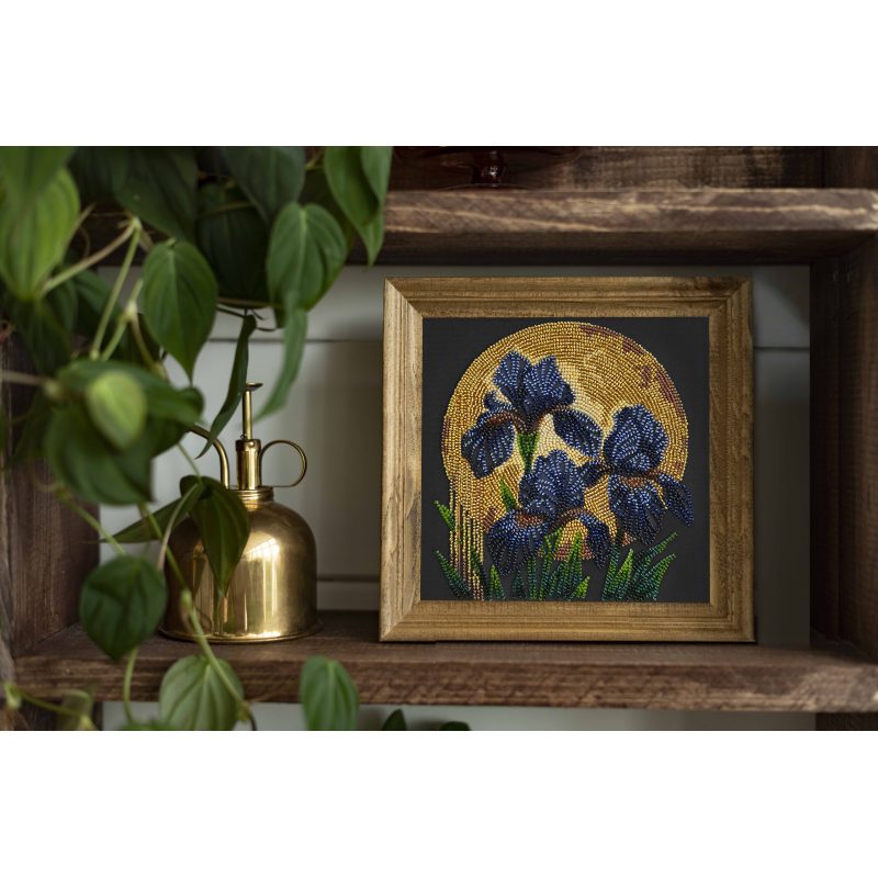 Mid-sized bead embroidery kit Dancing in golden light