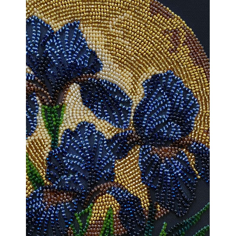 Mid-sized bead embroidery kit Dancing in golden light