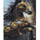 Mid-sized bead embroidery kit Thunder of Darkness