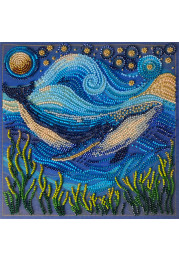 Mid-sized bead embroidery kit The grandeur of the depths