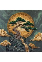 Mid-sized bead embroidery kit Tree of Wisdom