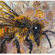 Mid-sized bead embroidery kit Golden honey