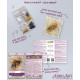 Mid-sized bead embroidery kit Golden honey