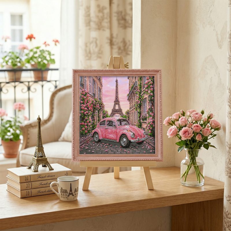 Mid-sized bead embroidery kit La Vie en rose