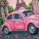Mid-sized bead embroidery kit La Vie en rose