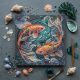 Mid-sized bead embroidery kit Dancing among the waves