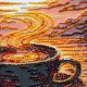 Mid-sized bead embroidery kit Fragrant Coffee