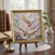 Mid-sized bead embroidery kit Dance of Doves