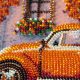 Mid-sized bead embroidery kit Autumn Neighborhood